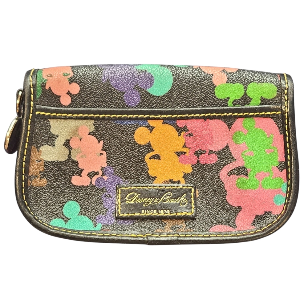Disney Dooney & Bourke Wonder Mickey Silhouettes Tote + Wristlet Set – Rare 2010 - Picture 9 of 15